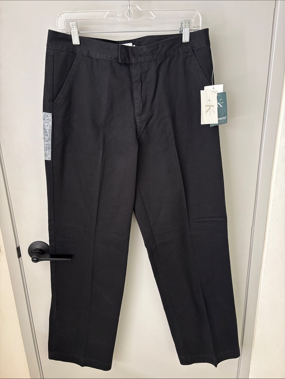 Calvin Klein Jeans Black Straight-Leg Women’s Pants